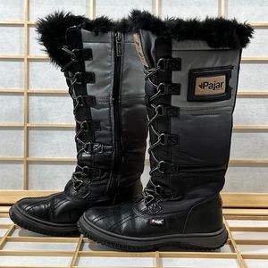 Pajar Girl’s Gia Waterproof Faux Fur Lined Boot